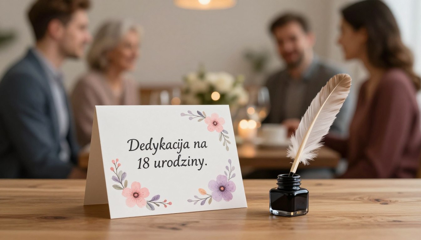 Dedykacja na 18 urodziny