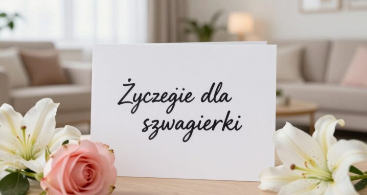 Życzenia dla szwagierki