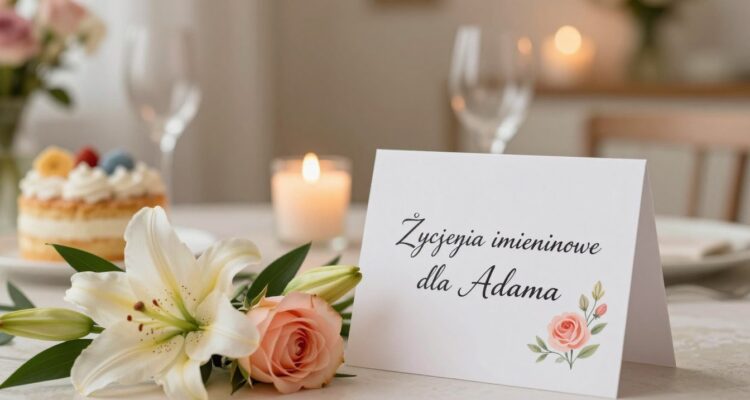 Życzenia imieninowe dla adama