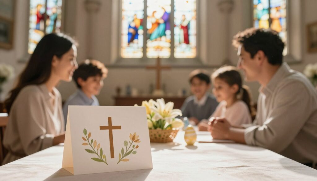 życzenia wielkanocne z motywem religijnym
